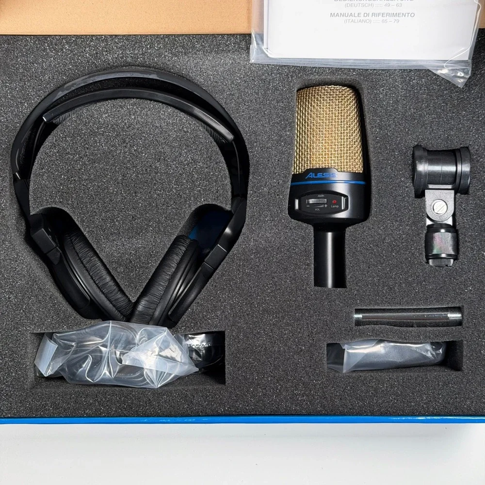 Alesis USB-MIC Podcasting Kit Professional Studio Set AM01 New In Box
